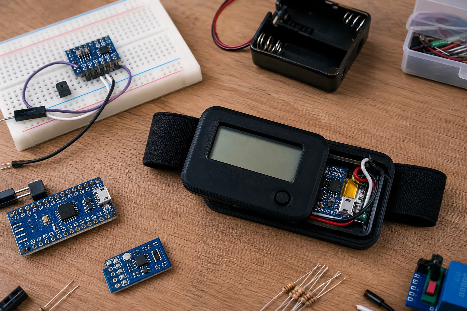 Schrittzaehler selber bauen und programmieren: Erste Schritte im Technik-DIY